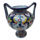 Alcobaça vase with handles, Portugal pottery