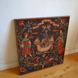 Vintage tapestry in the style of the Middle Ages