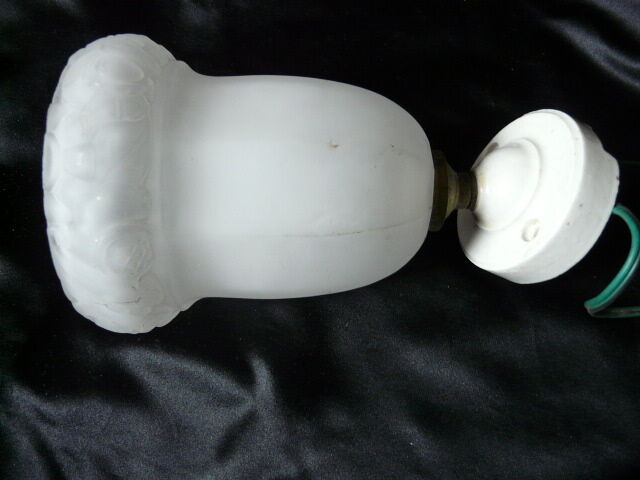 art deco wall lamp porcelain tulip glass