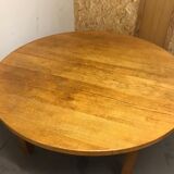 Solid oak dining table