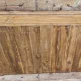 Antique Art Deco glass-fronted sideboard in Burmese teak