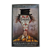 Poster by Bernard Buffet at the Galerie Christiane Vallé 1990