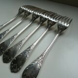 Lot 6 large Christofle forks