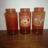 3 jars of pharmacy