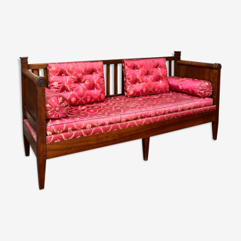 Mahogany bench in Empire style XIX Th century