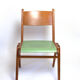 Scandinavian style wooden chairs