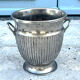 Silver Plated Champagne Bucket – Italian Empire Style Wine Cooler