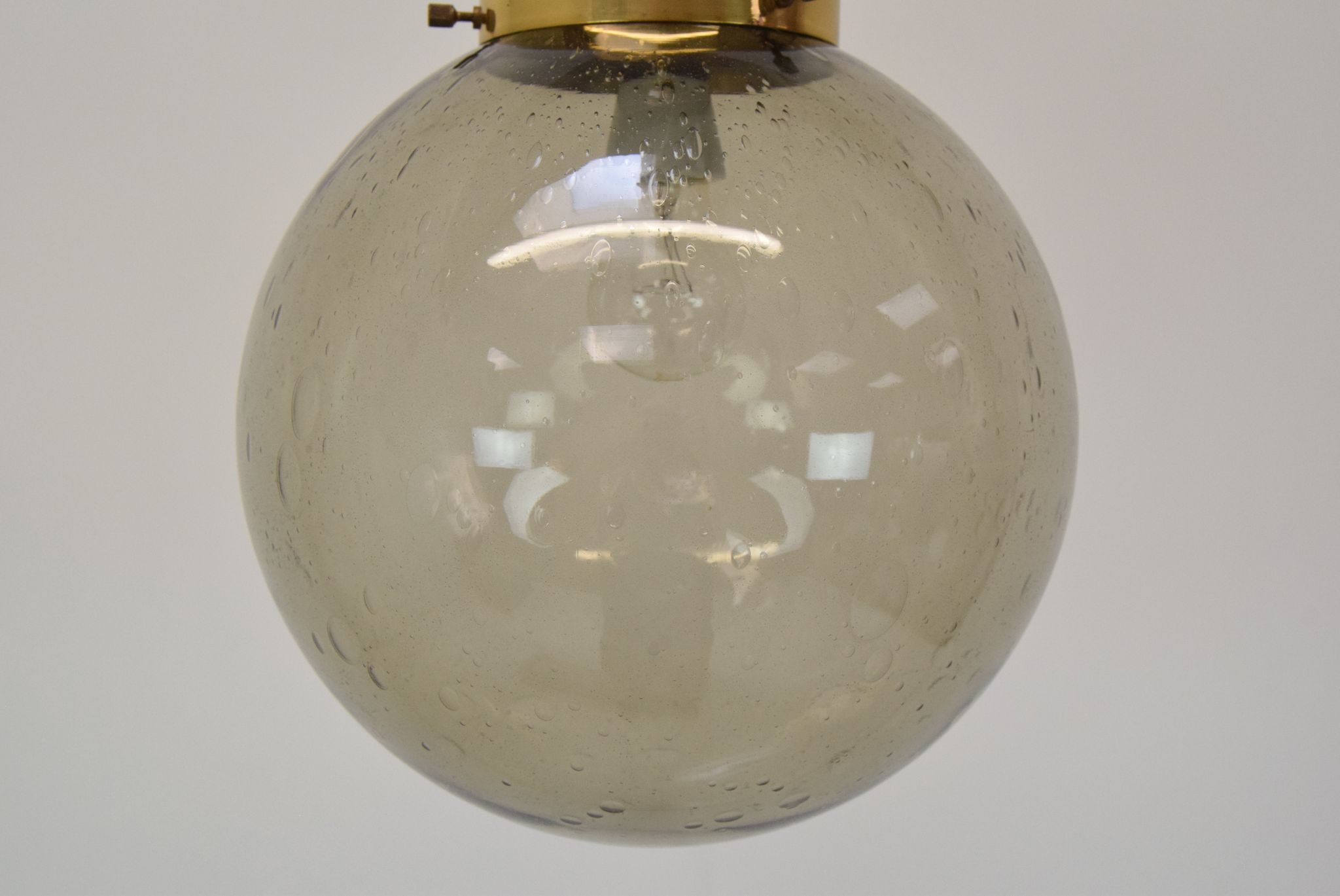 Suspension en verre Kamenicky Senov, années 1970