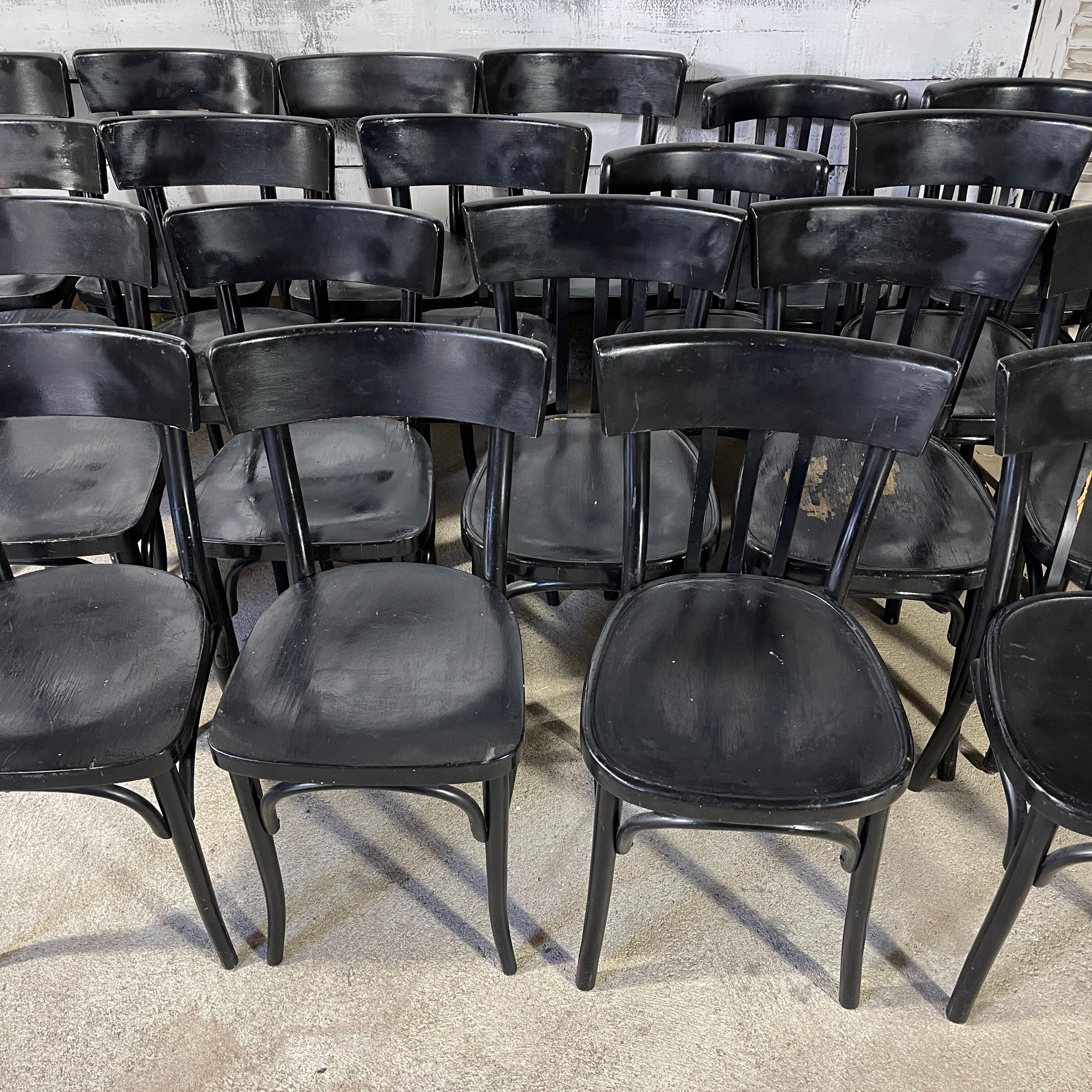 Set of 22 bistro chairs