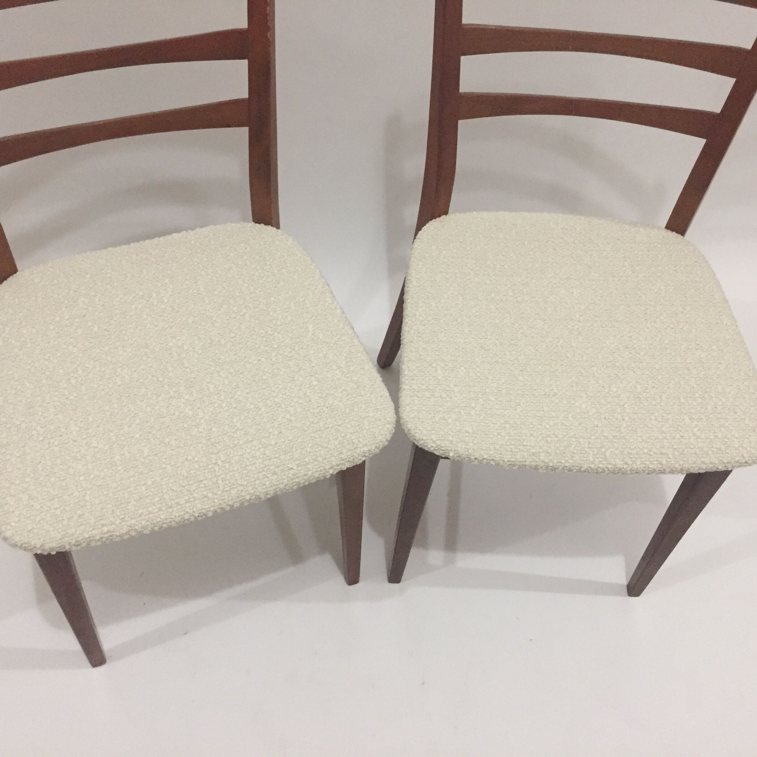 Reupholstered Scandinavian chairs