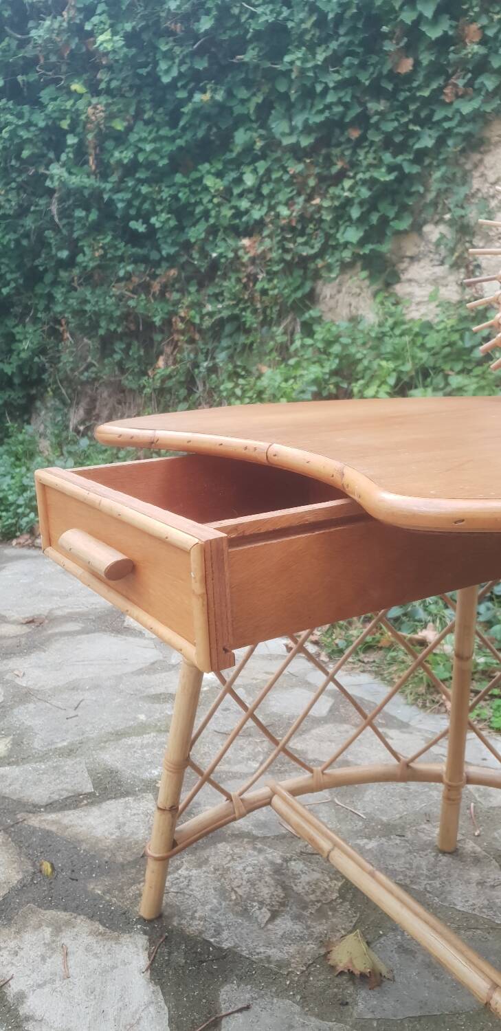 1960s rattan hairdresser's chair