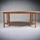 Table à manger en pin cérusé. Ollé Pira. Suède années 1960.