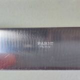 Silverplated carving and salad set