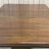 English mahogany table from the 1930s with an extension