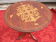 Pedestal table marquetry Charles X