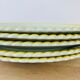 Set of 6 flat plates vintage earthenware