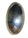 Vintage space age round wall mirror