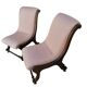 Poltrone chaise longue corte epoca ottocentesca, Luigi Filippo o Vittoriano