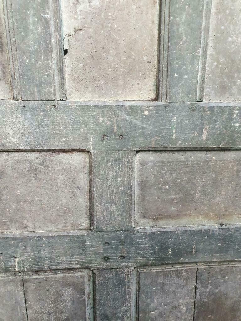 Antique oak sliding door loft door