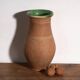 Antique glazed ceramic vase – Central Europe, circa 1920