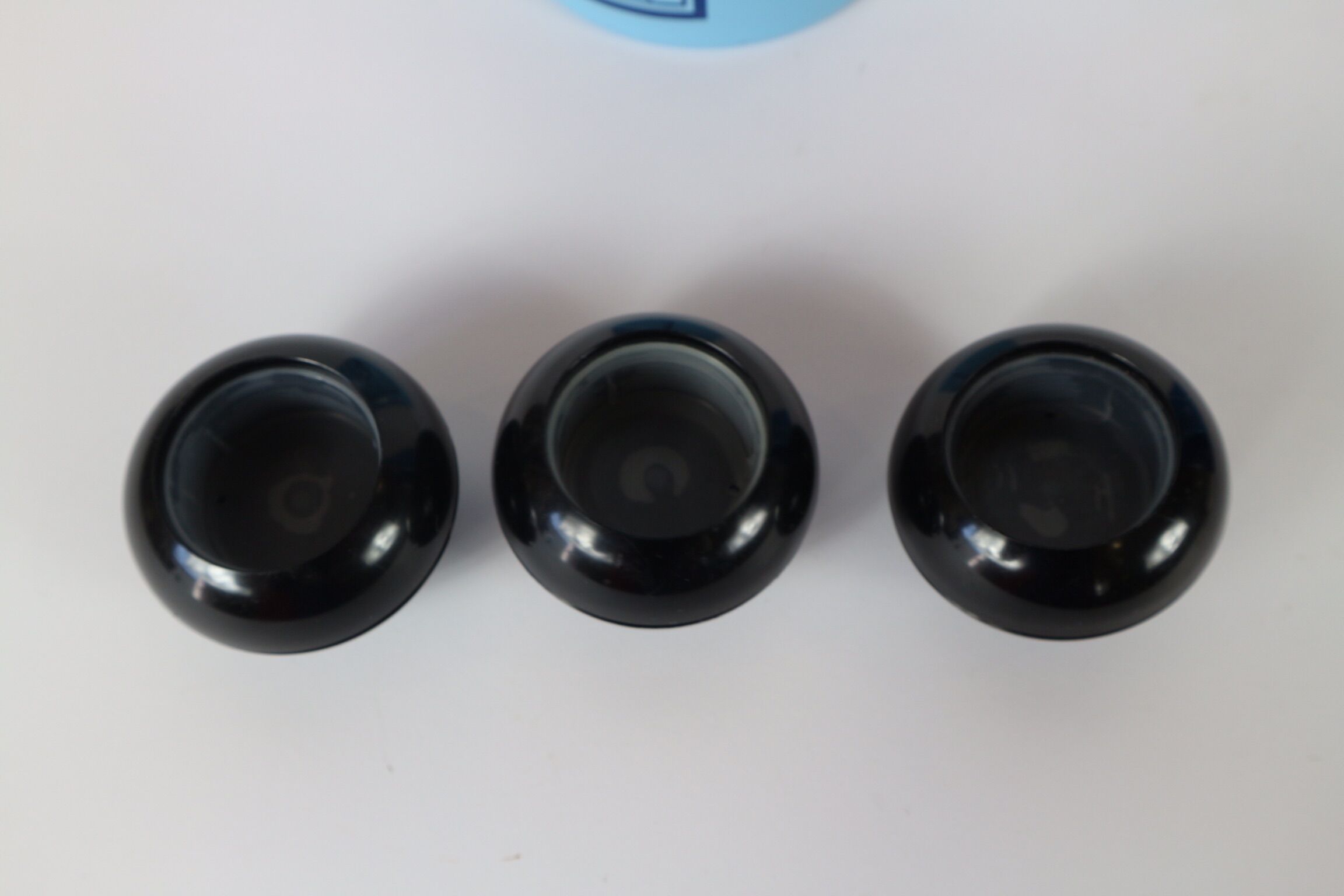 three blue bottles by Salvador Dali for Rosso Antico