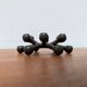 Brutalist Danish candle holder from the mid-century in cast iron by Jens H. Quistgaard.