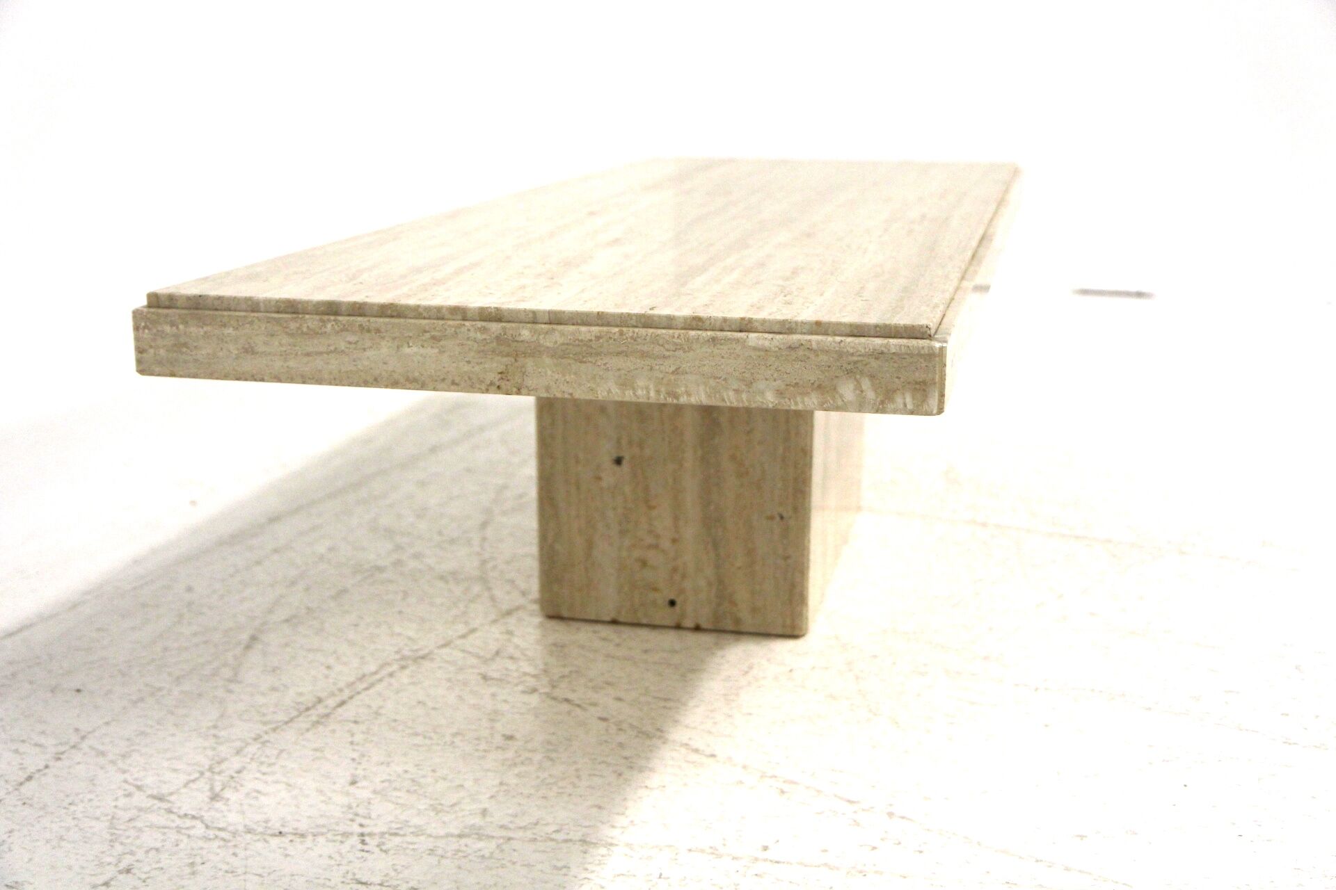 Travertine coffee table, Italy, 1970