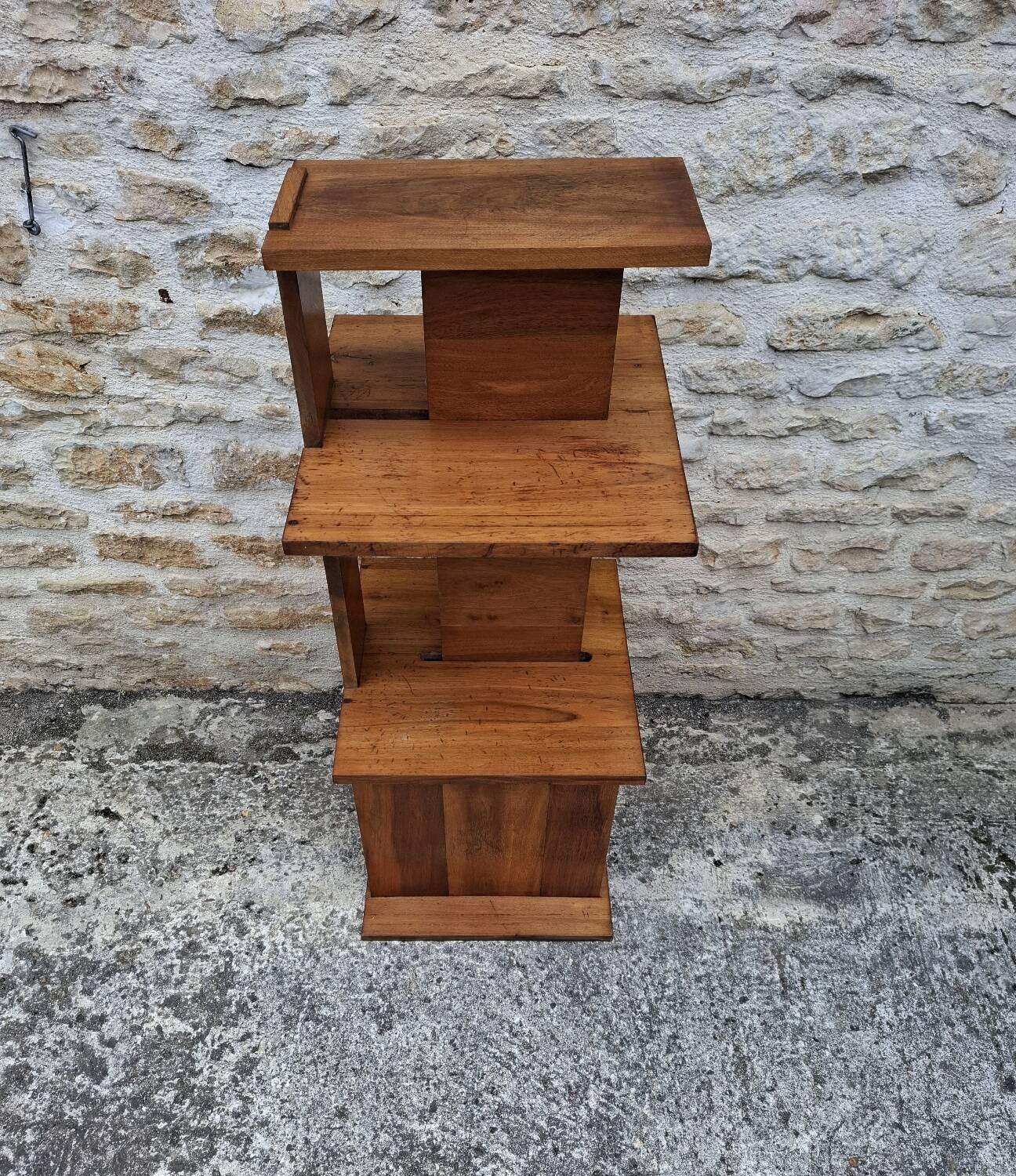 Walnut shelf ART DECO