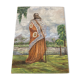 Painting on isorel of an African man