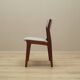 Ensemble de six chaises en teck, design danois, années 1970, fabrication : Nova