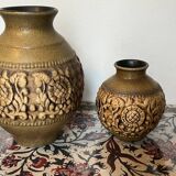 Duo of West Germany Jasba Vases