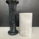 Duo de vases vintage en marbre