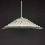 Murano glass pendant lamp, tourbillon, Italy, 1970s