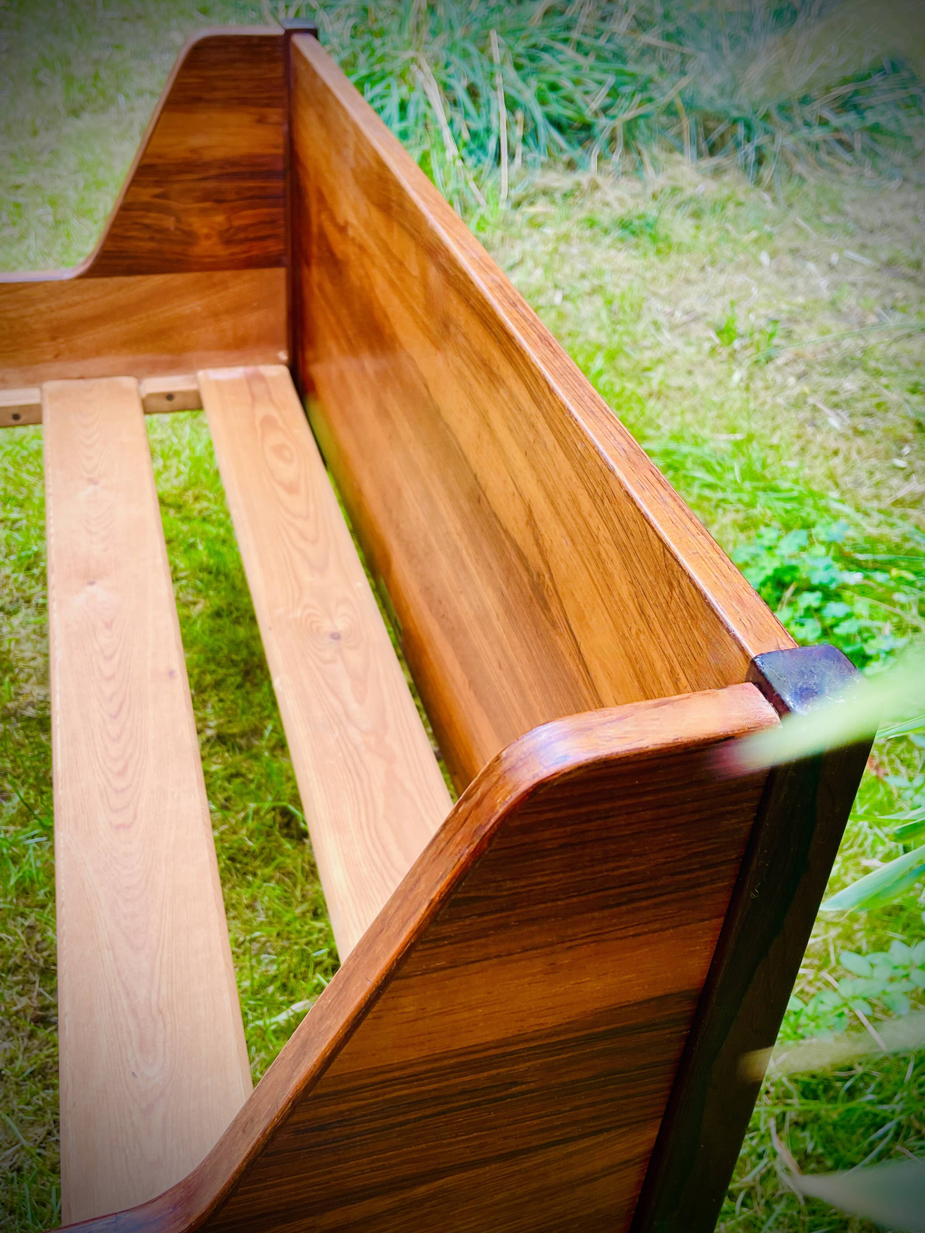 Rosewood daybed by kaj winding for poul hundevad editor