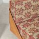 Folding sofa bed Canapé banquette Interier Praha 1960 floral pattern fabric