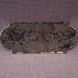 Old enamelled plaque of parisian building "4th floor"