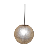 Orange round suspension diameter 50cm dating from the 70s vintage