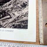 Gorge de la Têt, Pyrenees. Printed photo plate from 1937.