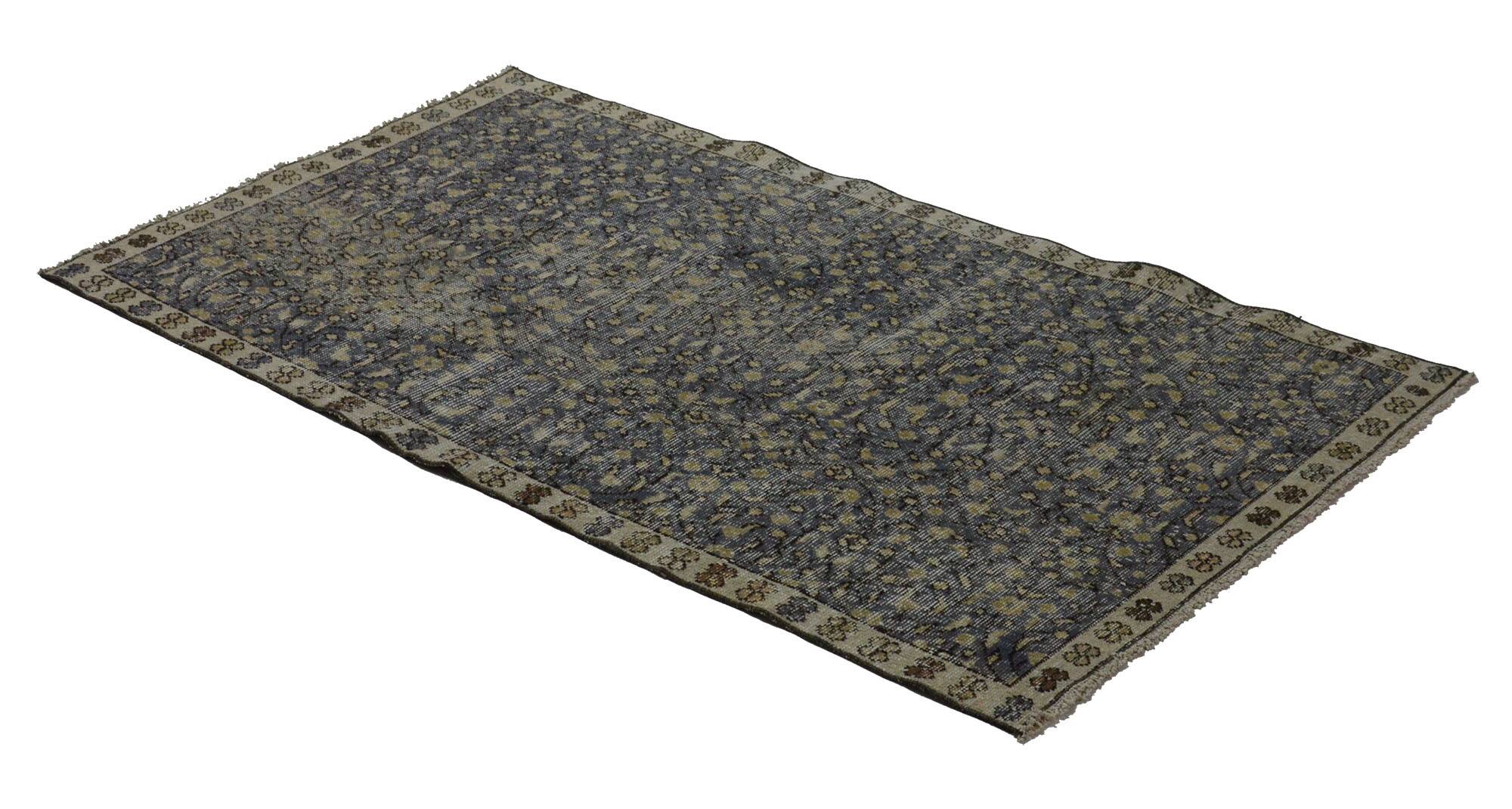 Turkish Anatolian Handmade Vintage Area Rug 292 cm x 196 cm