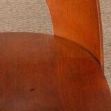 Set of 4 vintage chairs by Oswald Haerdtl for Ton, 1960.