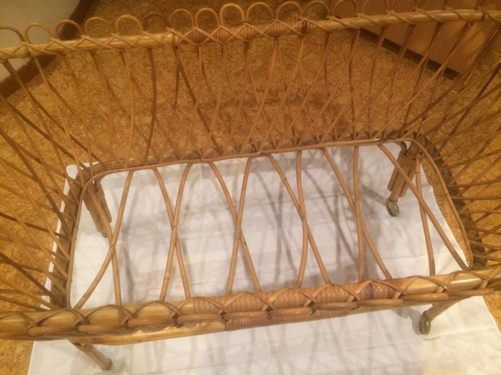 Rattan cradle