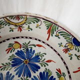 Former earthenware dish from northern France, Late 18th, early 19th century