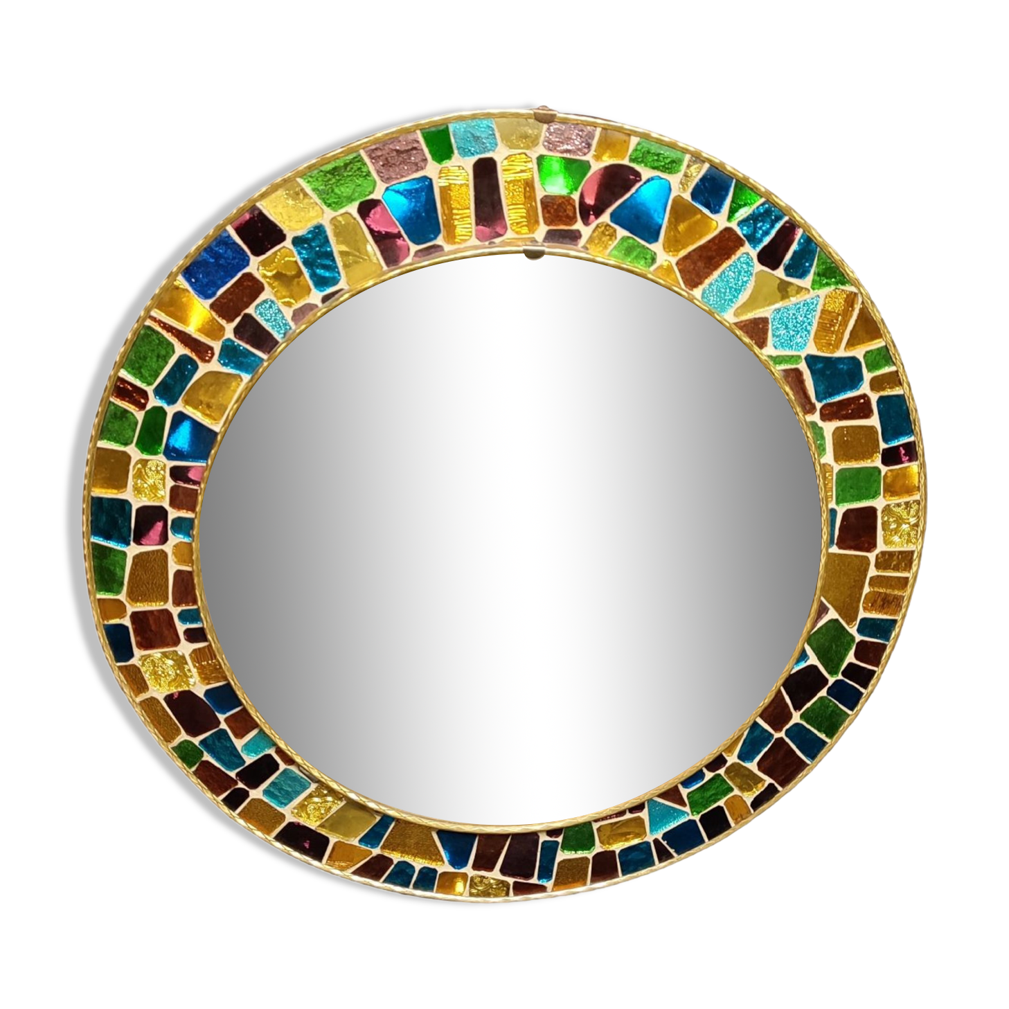 Glass mosaic mirror 1950