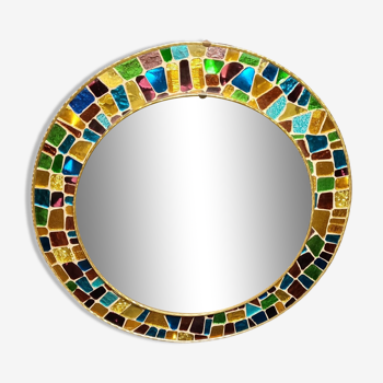 Glass mosaic mirror 1950