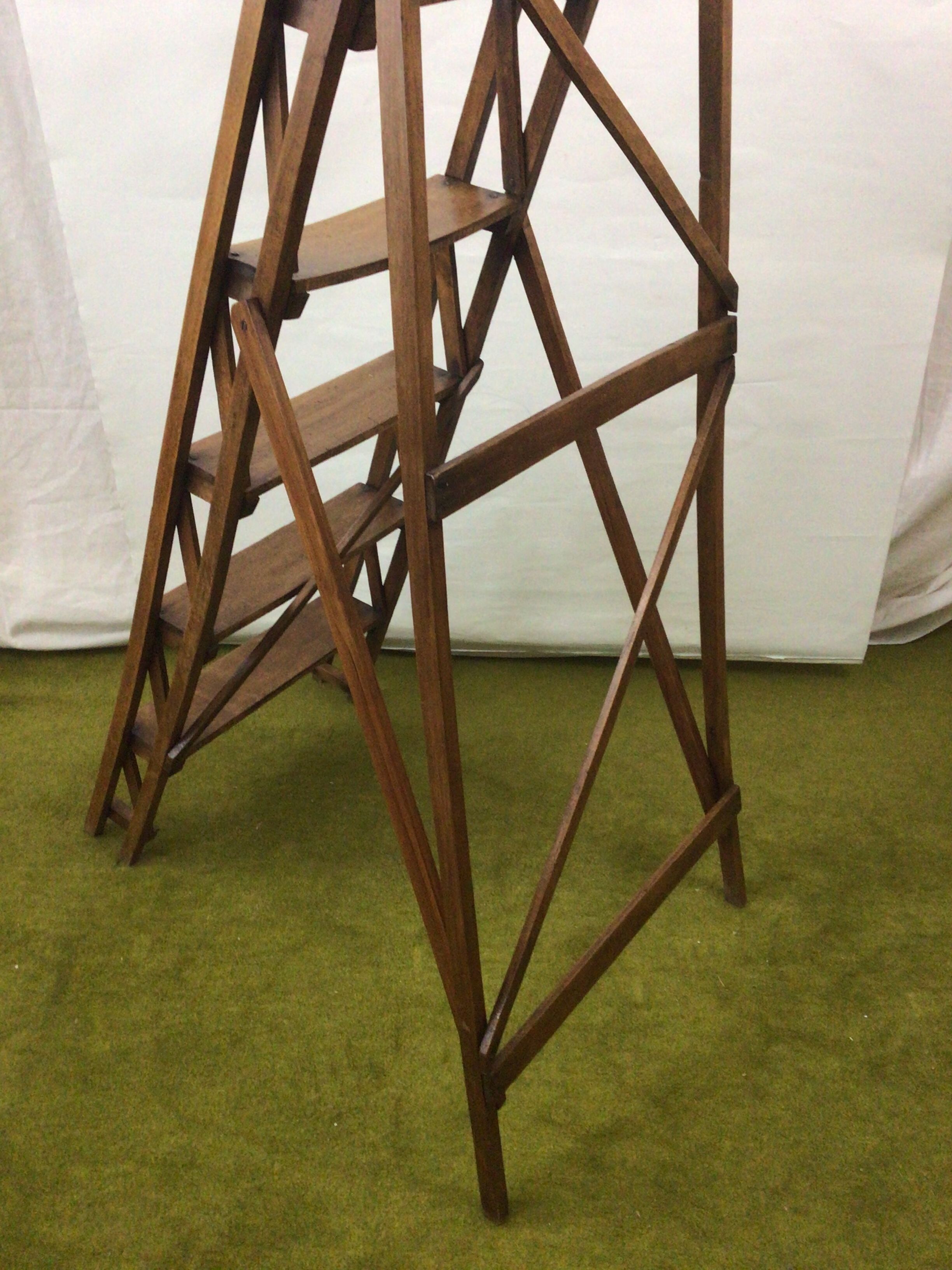 Former wooden library ladder