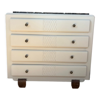 Vintage marble chest of drawers