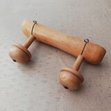 Wooden coat rack