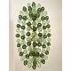 Contemporary Light and Dark Green “Poliedri” Murano Glass Chandelier by Sim