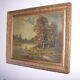 oil on ancient canvas