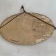 Antique beveled oval mirror 65cm